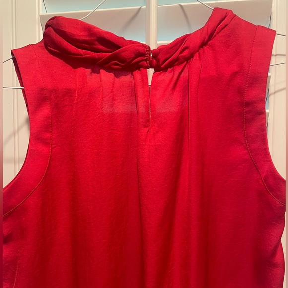Talbots Elegant Red Sleeveless Dress - Picture 4 of 4